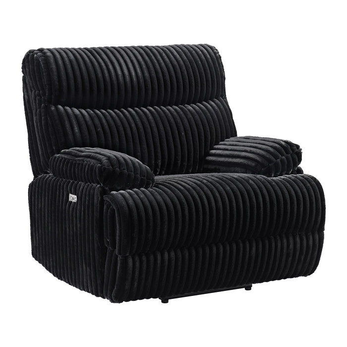 Motion Sofa and loveseat Black