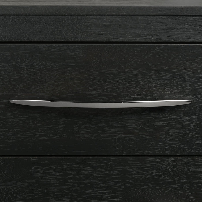 Allan 5-Drawer Chest in Black