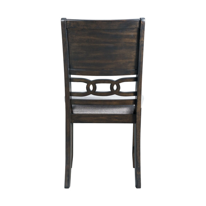 Amherst Dining Side Chair W/Fabric Cushion Dark Finish (2 Per Pack)