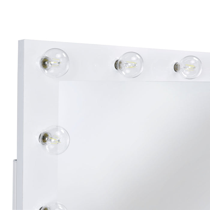 Amia Complete Dressing Table with Lightbulbs