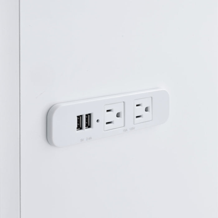 Amia Complete Dressing Table with Lightbulbs