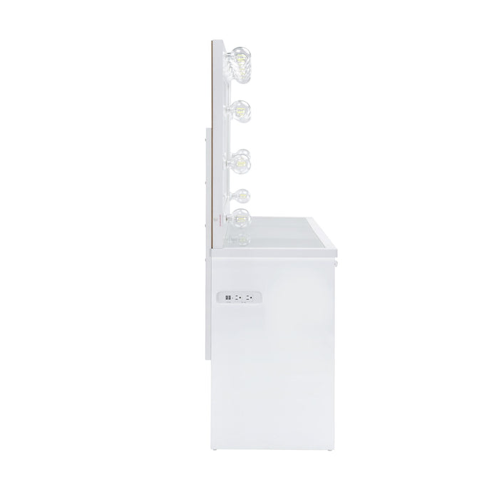Ariana Complete Dressing Table with Lightbulbs