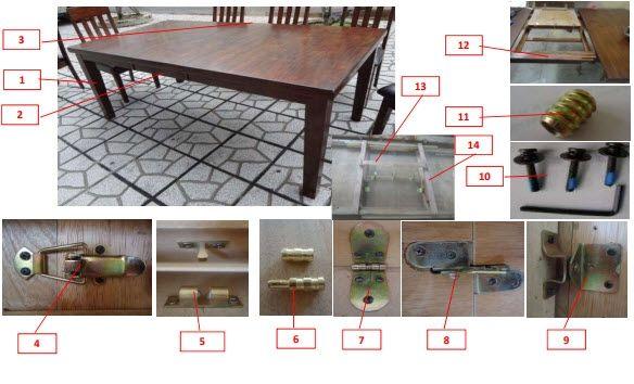 Ralene - Rect Drm Butterfly Ext Table