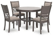 Wrenning Dining Table and 4 Chairs (Set of 5) image