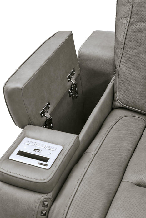 The Man-Den Power Reclining Loveseat with Console