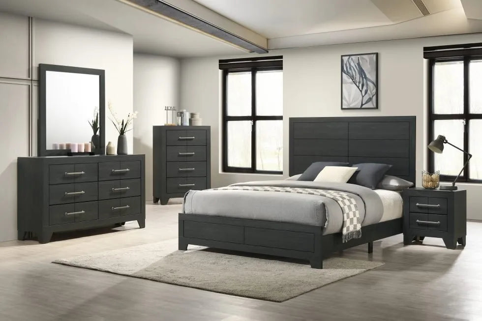 6 PC QUEEN BEDROOM SET
