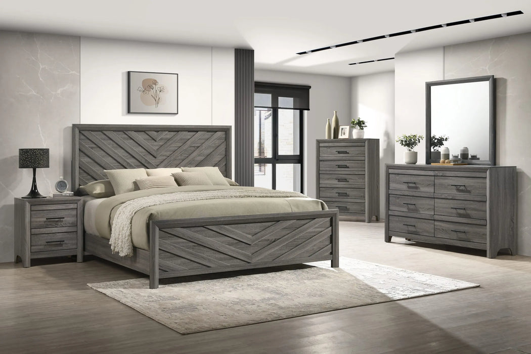6 PC QUEEN BEDROOM SET