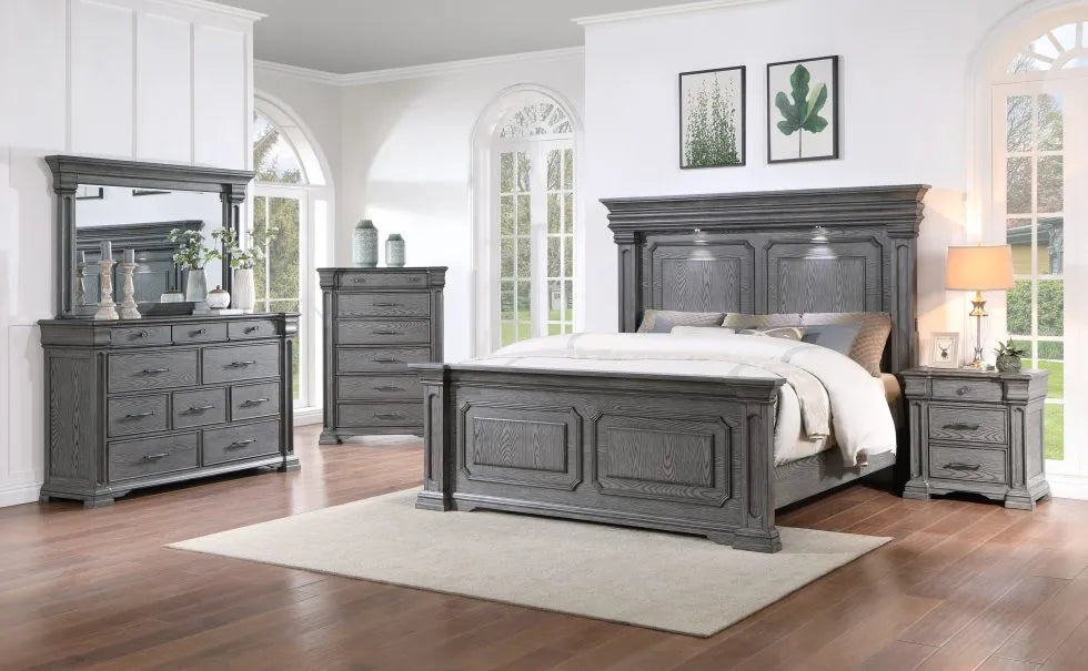 6 PC KING BEDROOM SET