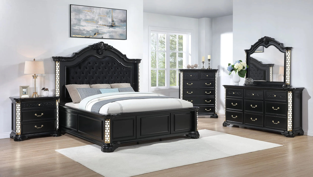 6 PC KING BEDROOM SET