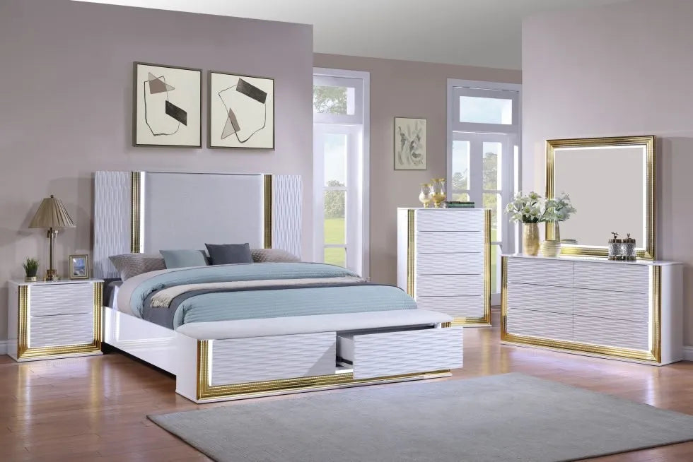 6 PC KING BEDROOM SET