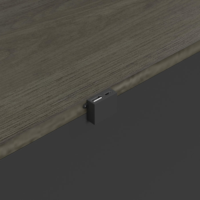 Canterbury 2-Drawer Nightstand with USB