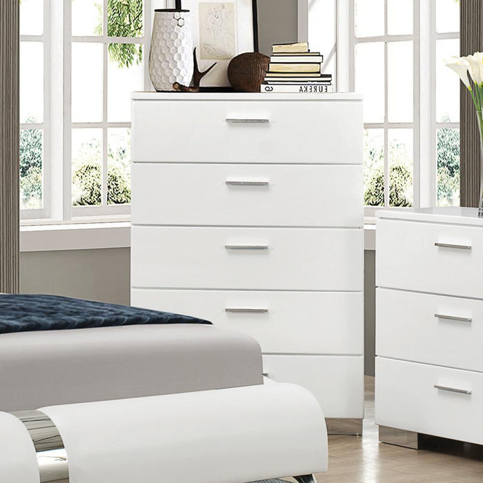 Felicity Contemporary Five-Drawer Chest