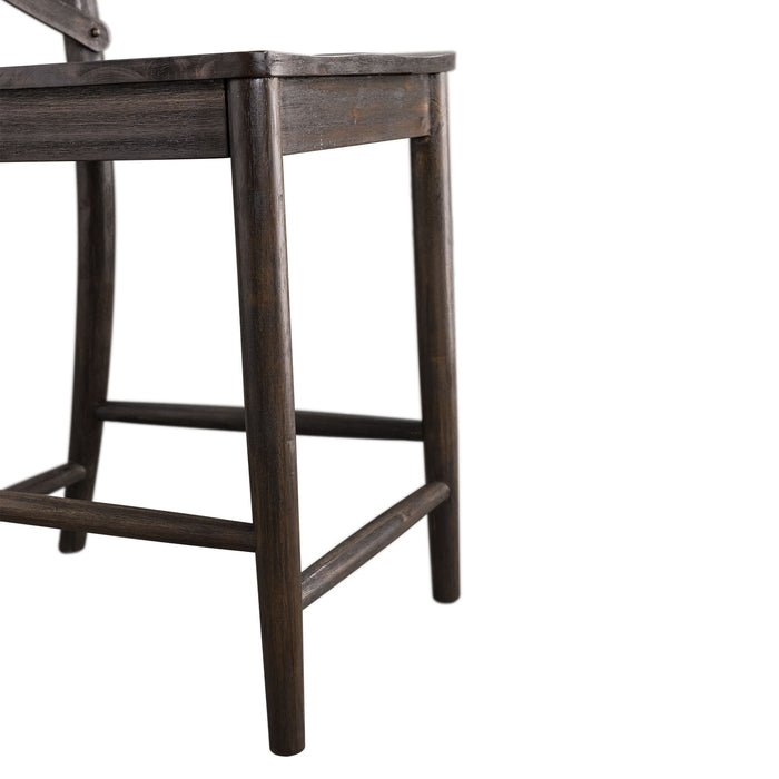 (D210-22C) Coronado- 24'' Counter Stool- Chocolate