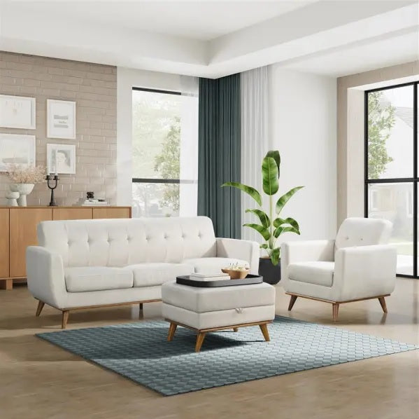 Dra Oatmeal Sofa and chair