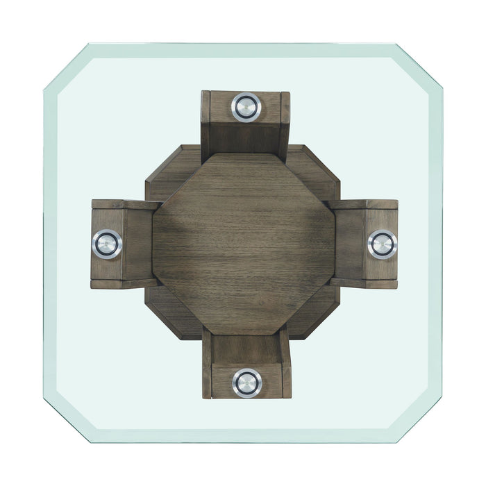 Dapper Square End Table Grey