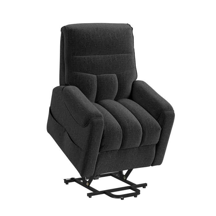 Desoto Power Lift Chair in Sahara Black