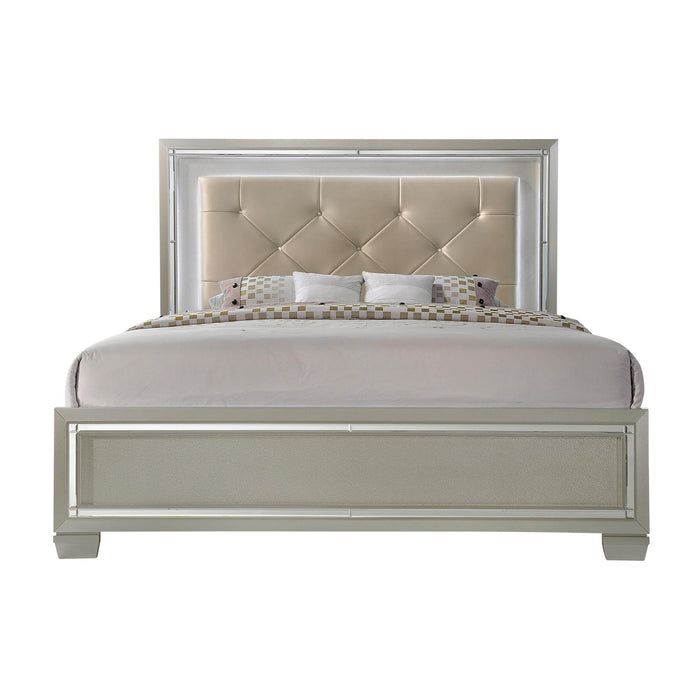 Platinum Queen Panel Bed