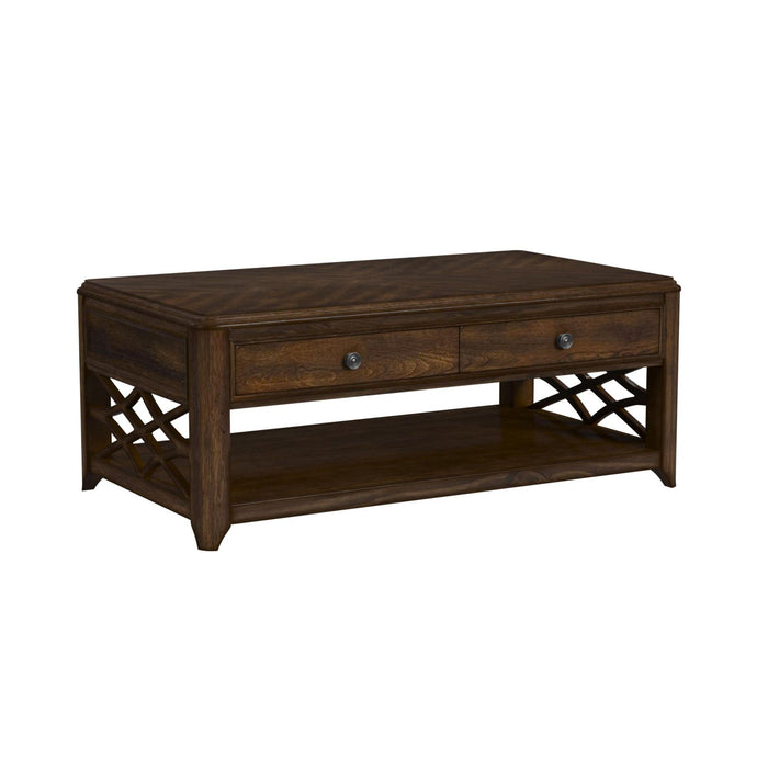 Phillipe Lift-Top Coffee Table in Cherry