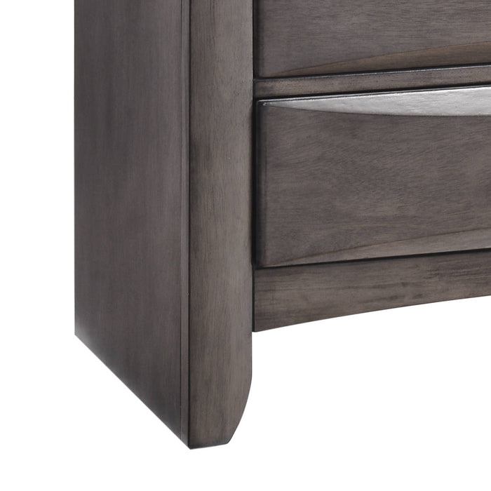Emily Chest Grey 5Drawer (Sturdy)