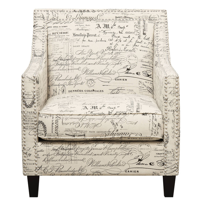 Erica 497 Chair W/Chrome Nails French Script (ISTA 3)