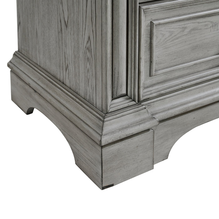 Glenmore 8-Drawer Dresser in Aged Grey
