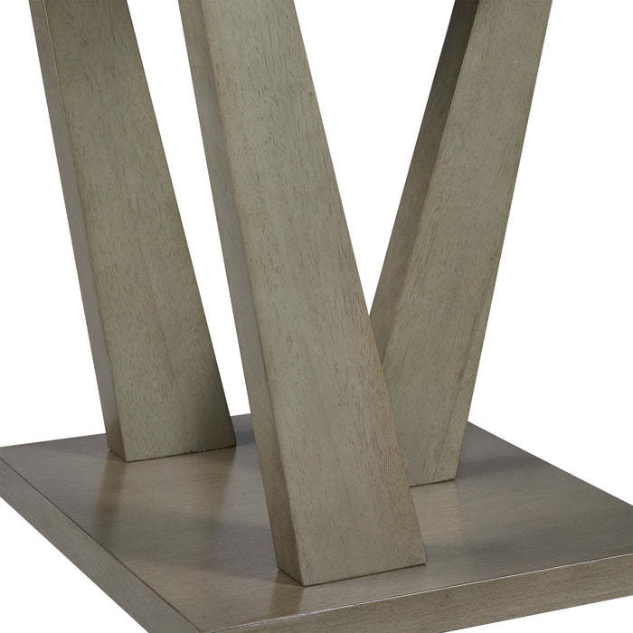 Greta Square End Table in grey