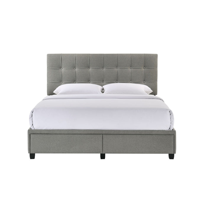 Hacienda Queen Storage Bed W/Tacoma Grey CM 003 (3A Packing)