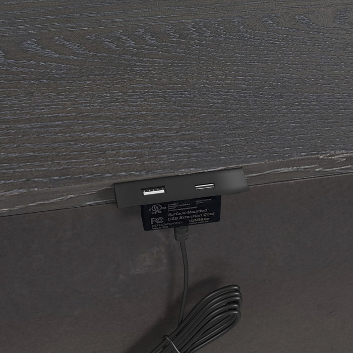 Hampton Kids Over Loft with Ladder and Desk with Speaker Bedroom Set