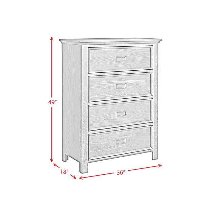 Hampton Kids Over Bunk with Staircase and Trundle Bedroom Set