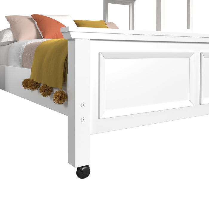 Hampton Kids Over Loft with Staircase and Desk with Speaker