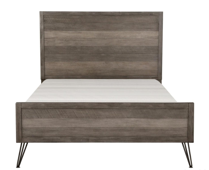 Homelegance Urbanite Full Panel Bed in Tri-tone Gray 1604F-1*