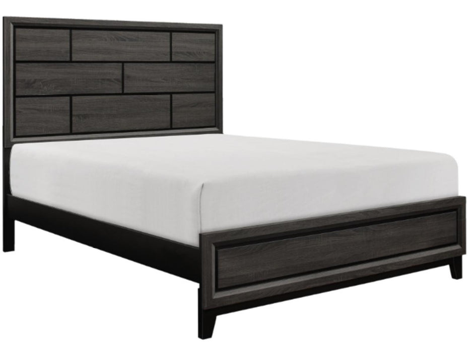 Homelegance Davi Full Panel Bed in Gray 1645F-1*