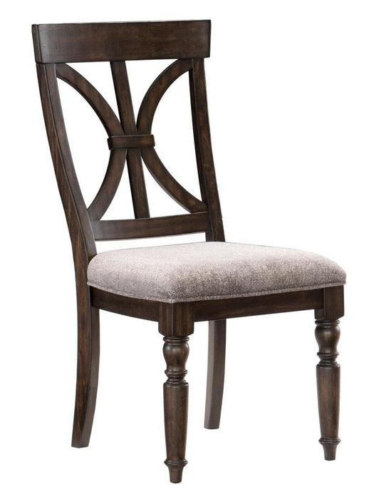 Homelegance Cardano Side Chair in Charcoal (Set of 2)