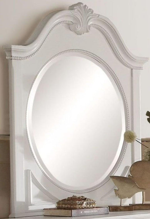 Homelegance Lucida Mirror in White 2039W-6