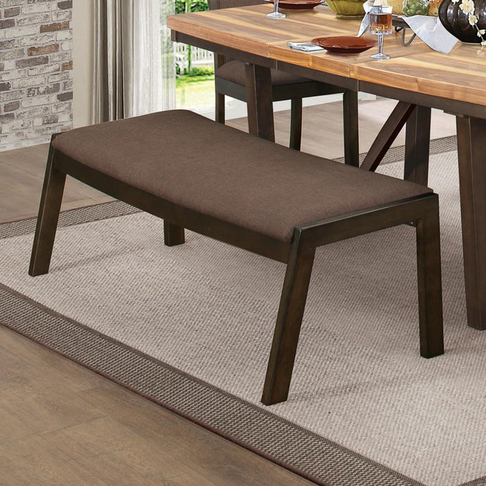 Homelegance Compson 60"Bench in Natural and Walnut  5431-14