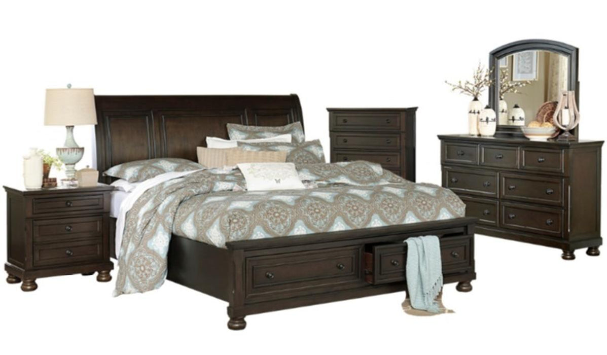 Homelegance Begonia Queen Platform Bed in Gray 1718GY-1*