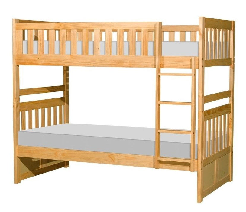 Homelegance Bartly Twin/Twin Bunk Bed in Natural B2043-1*