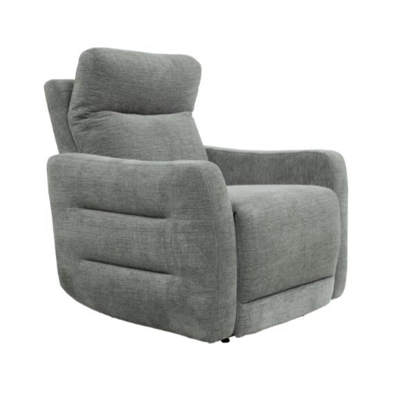 Homelegance Furniture Edition Power Lay Flat Reclining Chair in Dove Grey 9804DV-1PWH
