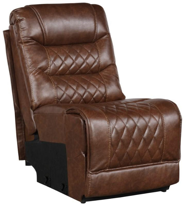 Homelegance Furniture Putnam Armless Chair in Brown 9405BR-AC