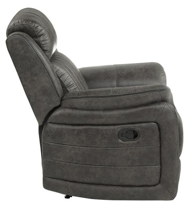 Homelegance Furniture Centeroak Reclining Chair in Gray 9479BRG-1