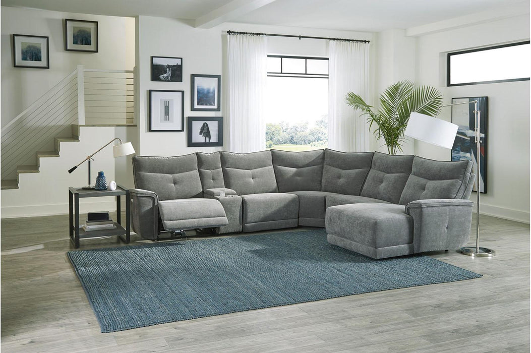 Homelegance Furniture Tesoro Armless Chair in Dark Gray 9509DG-AC
