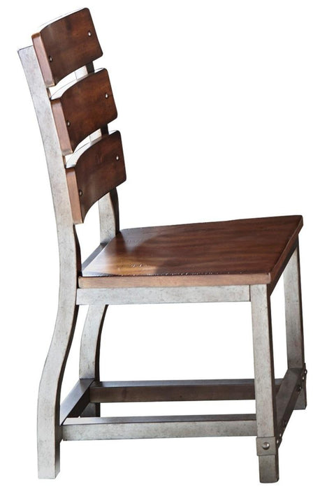 Holverson Side Chair in Rustic Brown (Set of 2)