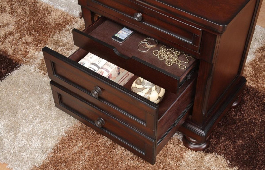 Cumberland Nightstand in Brown Cherry 2159-4