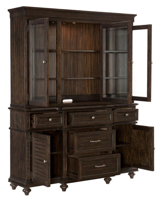 Cardano Buffet & Hutch in Charcoal 1689-50*