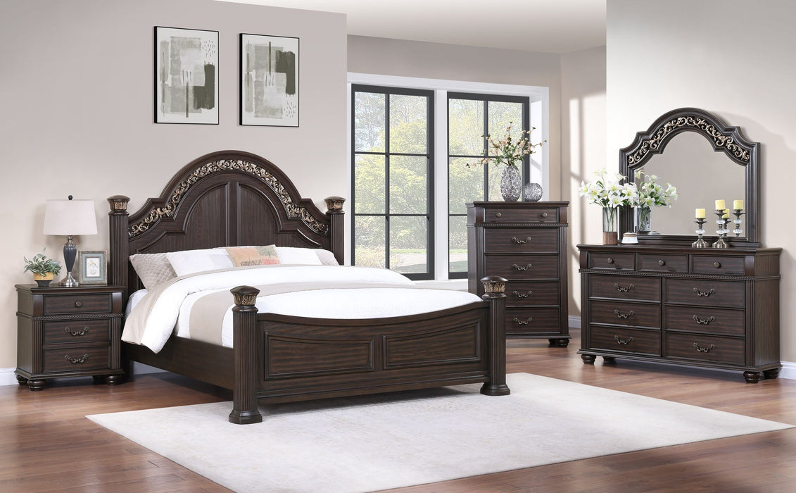 6 PC QUEEN BEDROOM SET
