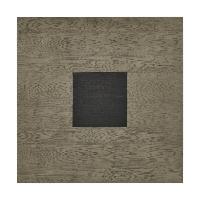 Jemma 2PC Occasional Table Set in Grey and Dark Espresso-Coffee Table & End Table