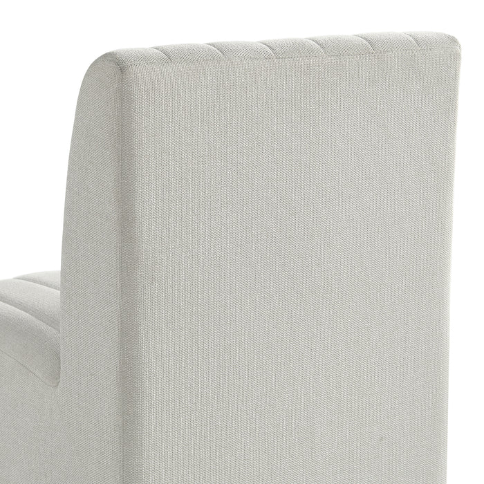 Jemma Upholstered Side Chair in Beige Linen (2 Per Carton)