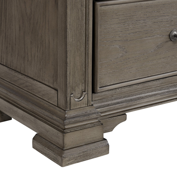 Kings Court 10-Drawer Dresser in Grey