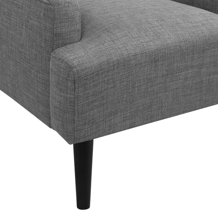Kiwi Chair with Channel Back in Palmer Grey