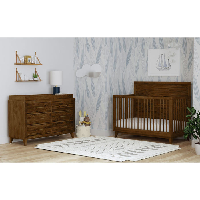 Malia 6-Drawer Dresser in Walnut